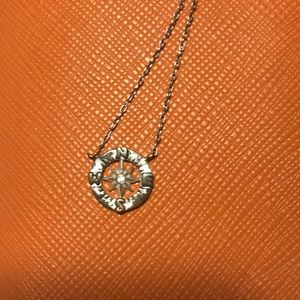 Compass pendant necklace